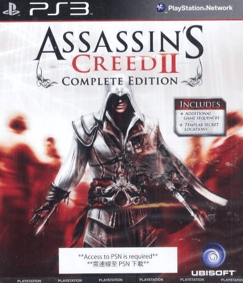 Assassin's Creed II: Game of the Year Edition + Assassin's Creed box art for Playstation 3